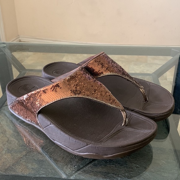 🔥1/2 OFF SUMMER SALE🔥 FITFLOP Electra Strata Glitz Sandals - Picture 11 of 11